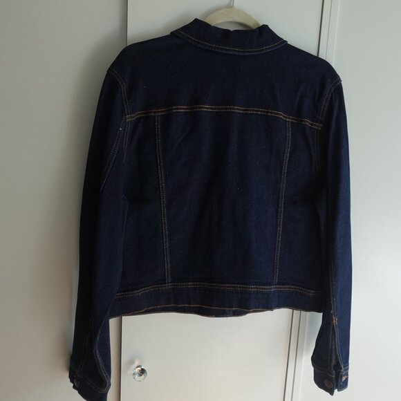 Joe Fresh Cotton Dark Denim Jacket - Picture 5 of 9